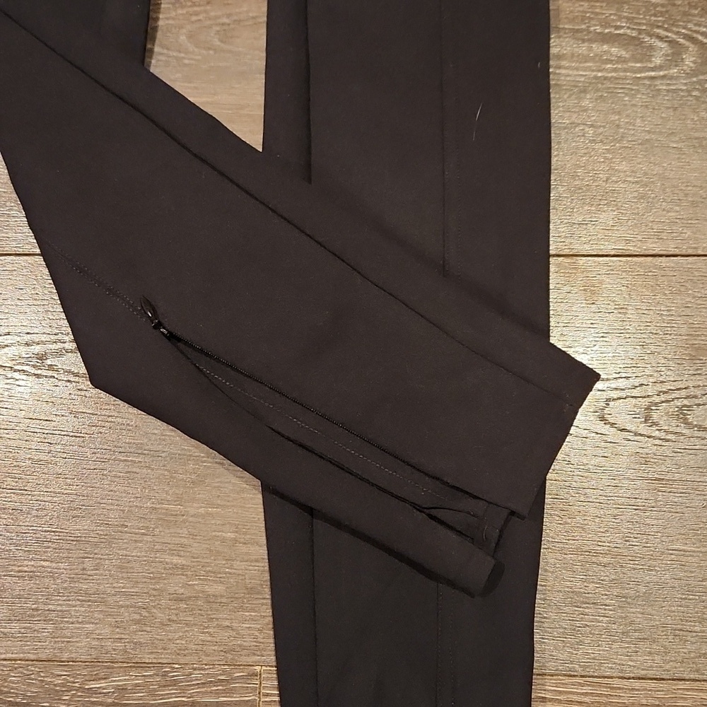 ❤️ THEORY ZIP HEM FRONT SEAM LEGGINGS / SKINNY PANTS, 0 (25) - Picture 7 of 8